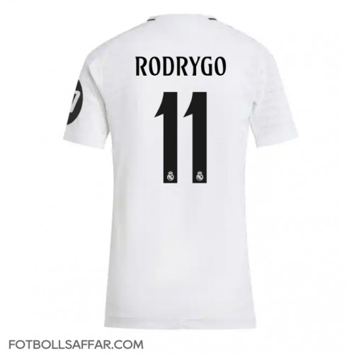 Real Madrid Rodrygo Goes #11 Hemmatröja Dam 2024-25 Kortärmad